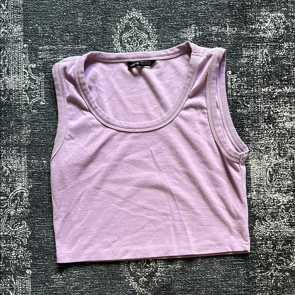 FREE in bundle- Purple cropped shirt